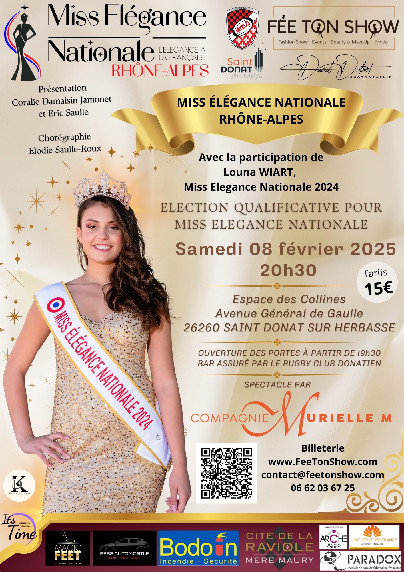 Election miss élégance nationale Rhône Alpes