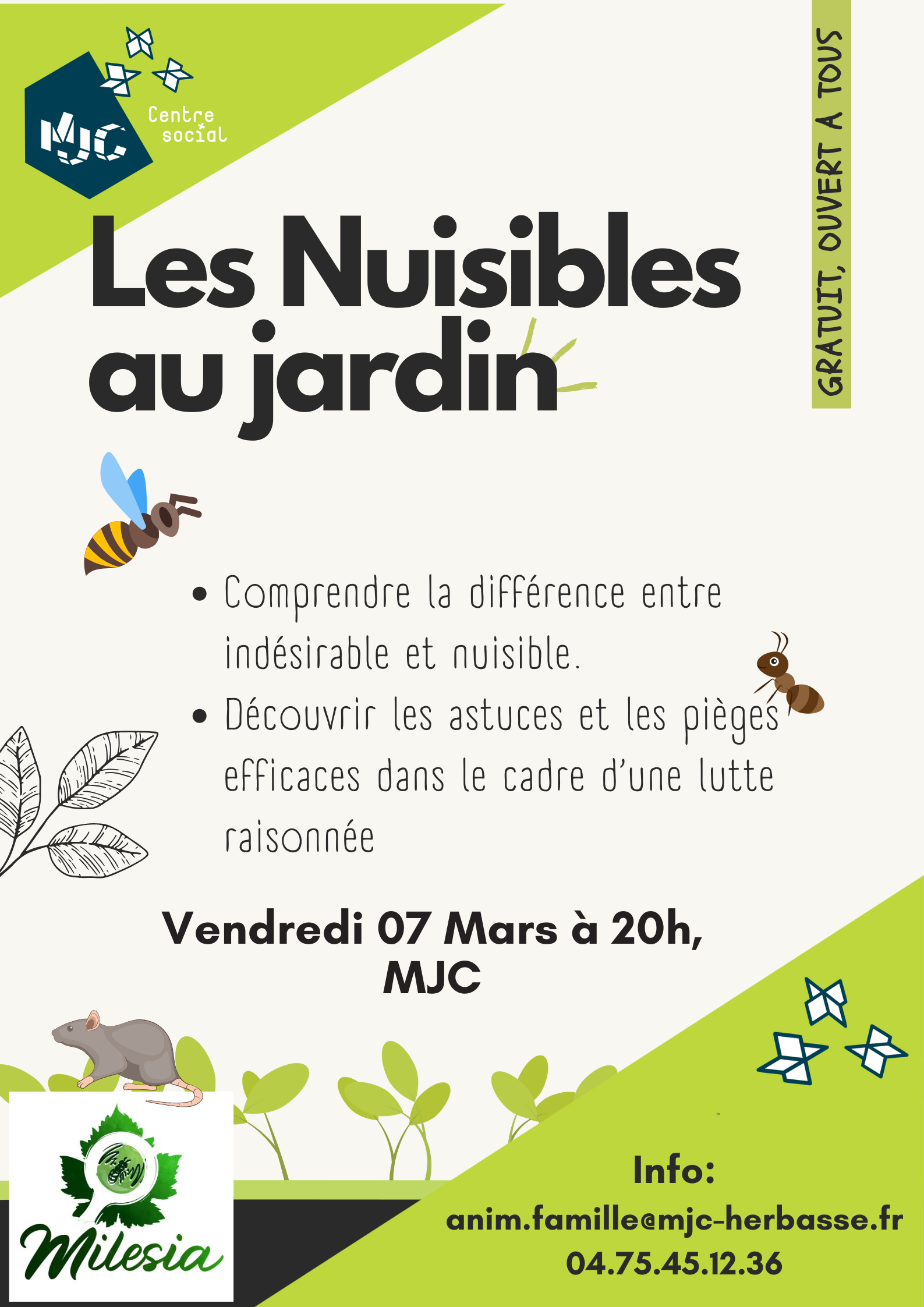 Les nuisibles au jardin